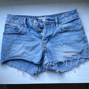 Pac Sun mid rise denim short size 23 waist (fits more like 24)
